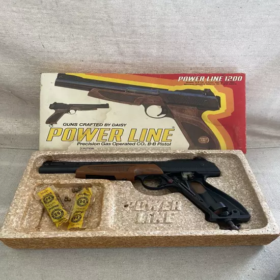 Daisy Power Line CO2 BB Pistol Model 1200 In Original Box