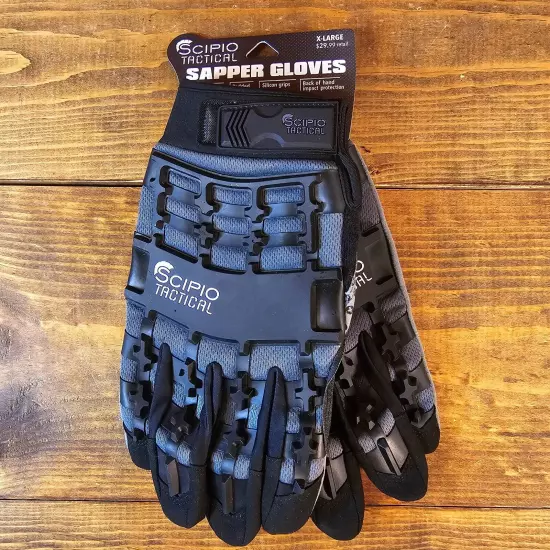 Scipio Tactical Sapper Gloves BHG645XL Extra Large NEW