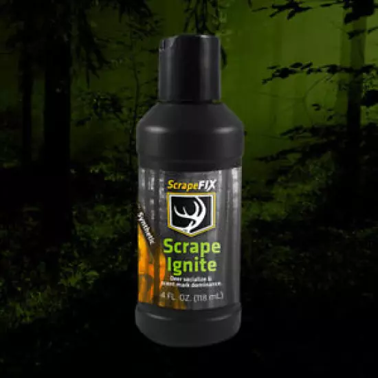 SCRAPEFIX SCRAPE IGNITE LIQUID DEER ATTRACTANT 4OZ, SCRAPE FIX TACTACAM REVEAL