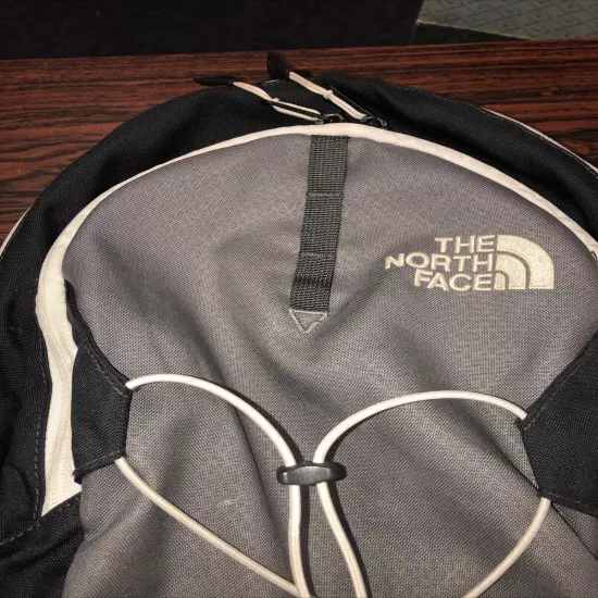 The North Face Jester Backpack Classic Style Grey/Black Hiking Camping School