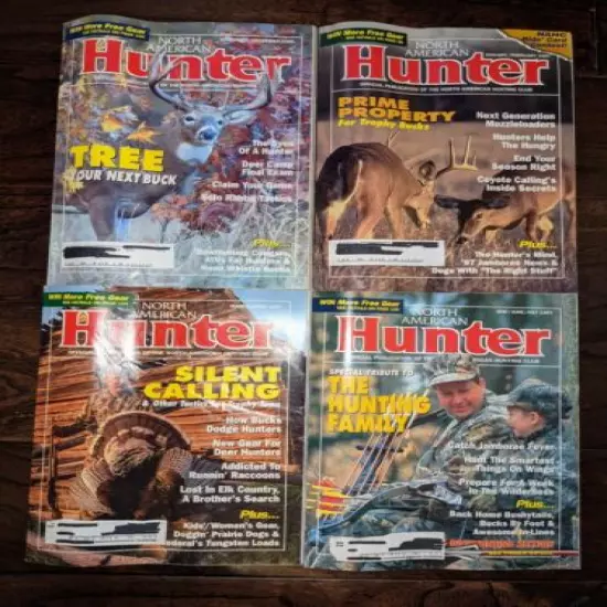 North American Hunter Magazine Set of 8 Nov 1996-Dec1997