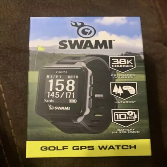 NEW Izzo Golf Swami GPS Watch A44055 Preloaded with 38k Gold Courses New Sealed 