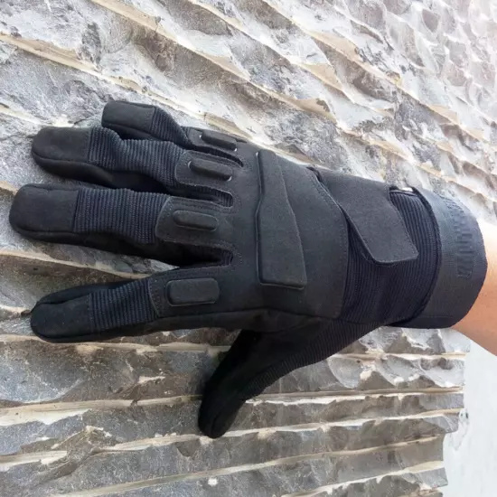 Men's Tactical Full Finger Gloves Non-Slip Outdoor Cycling Hunting Bike Gloves