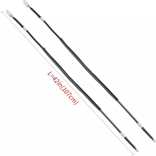 Drive-up Club Car DS Brake Cable Kit Stainless Steel Core 2000-Up 102022101 &