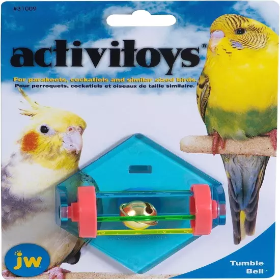 JW Pet Activitoy Tumble Bell, bird toy , parrot toy good for all size birds