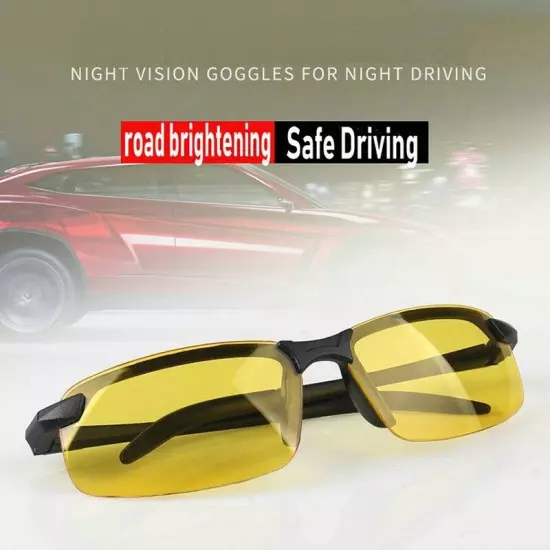 Sunglasses Driving Day Night Glasses Polarized Anti-UV Night Vision Eyewear