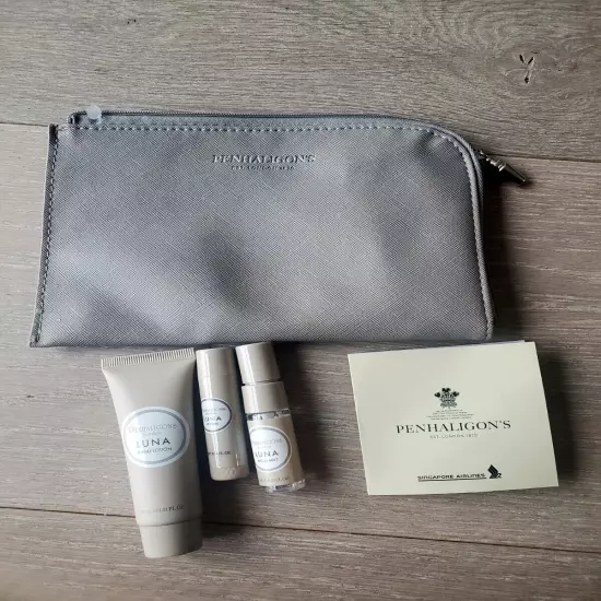 Singapore Airlines Amenity Kit by Penhaligons London with Goodies.