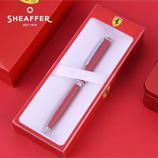 Sheaffer Ferrari 200 Rosso Corsa Ballpoint Pen Black Ink Official Licensed