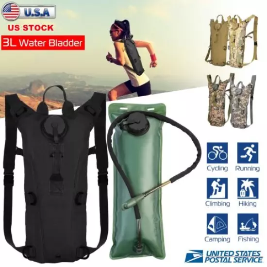 3L iMountek Water Bladder Bag Hydration Backpack Pack Hiking Camping Cycling US