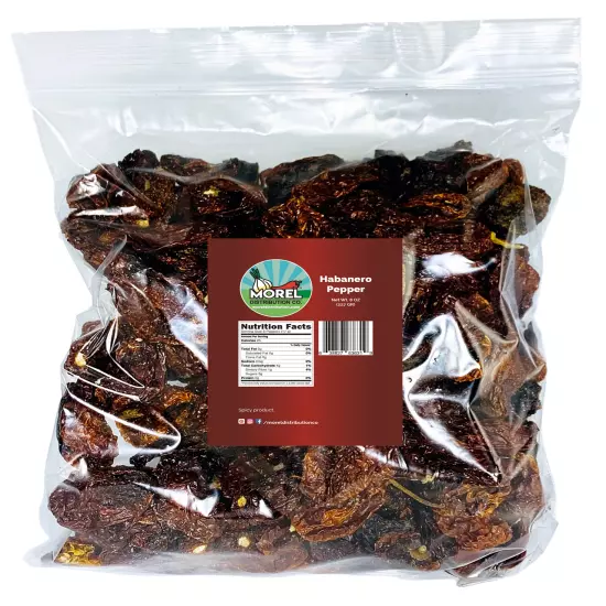 Dried Chili Habanero Pepper / WT: 1 OZ, 4 OZ, 8 OZ, 1 LB, 2 LBS, 5 LBS, 10 LBS