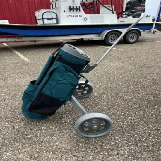 The “Mitigator” Compact Golf Bag & Pull/Push Cart All In One Golf Cart Bag