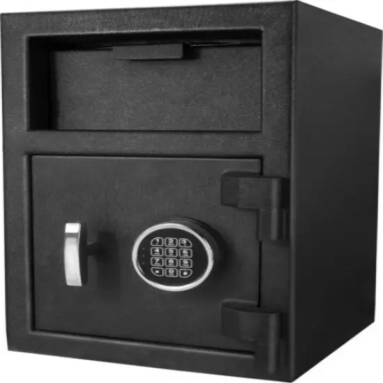 Barska Steel Digital Depository Safe Pin Code Drop Slot Security Box, AX12588