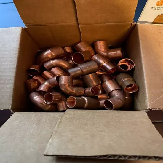 Assorted Copper Sweat Fittings (Lot of 88)