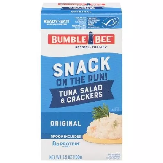 Bumble Bee Snack On The Run Tuna Salad & Crackers Original