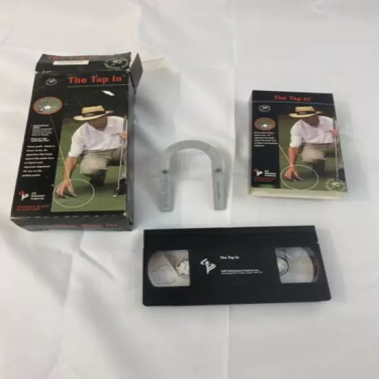 The Tap In Learning Tool VHS Instructionional Video Golf Fast Ship