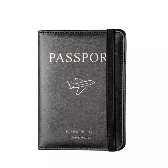 Ultra-thin Passport Bag RFID Travel Passport Case Credit Card Holder Travel