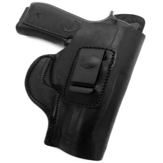 Right Hand Black Leather IWB Inside Pants Holster for BERETTA 92FS, 96