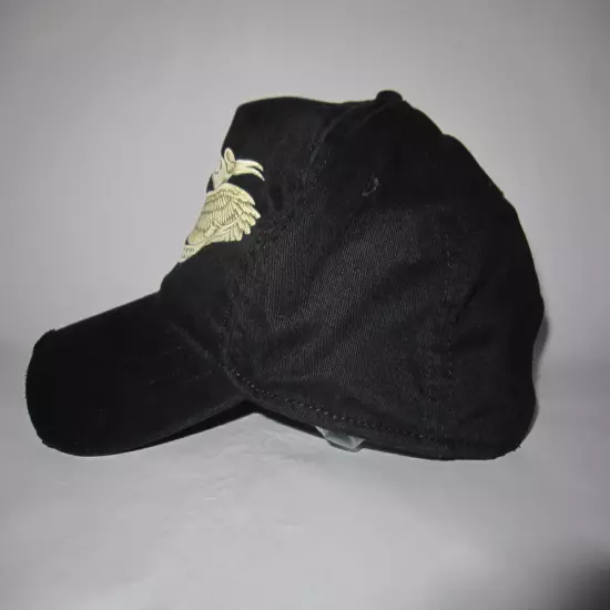 Distressed CAC Rock N Rolled EST 1968 Adjustable Black Hat