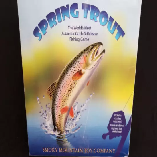 Spring Trout: The World's Most Authentic Catch-N-Release Fishing Game: Very Rare