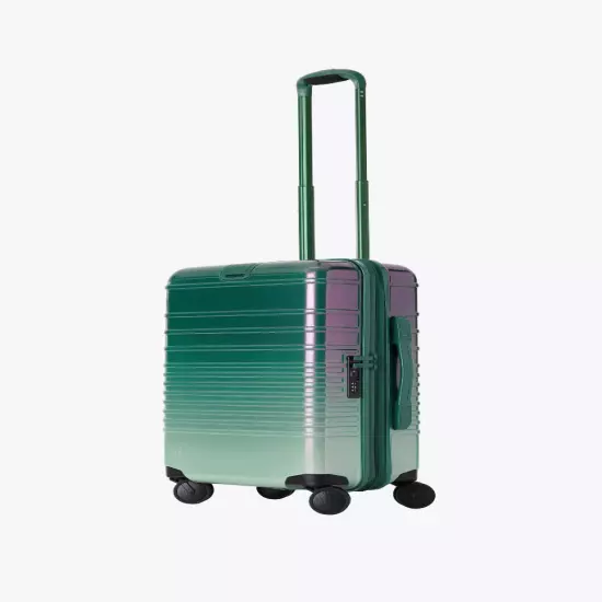 NWT Beis x Wicked Carry on Roller Luggage Suitcase in Wicked Green