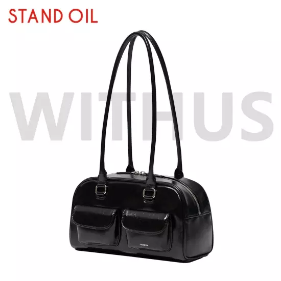 STAND OIL Chubby bag Black Women's Shoulder Bag - Tracking