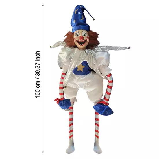 Poltergeist Clown Doll Creepy Clown Plush Doll Toys Stuffed Halloween Doll Gift