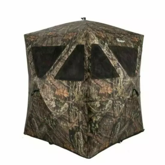 AMERISTEP CARE TAKER MAGNUM GROUND BLIND MOSSY OAK BREAK-UP TURKEY HUNTING DEER