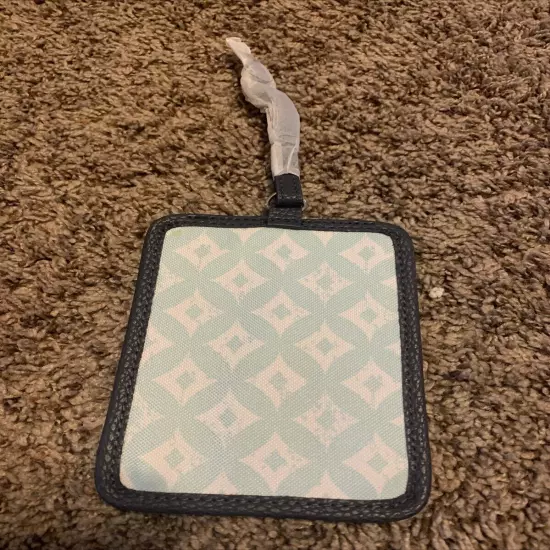 THIRTYONE Thirty One 31 Gifts LUGGAGE TAG Brand New Sparkling Squares