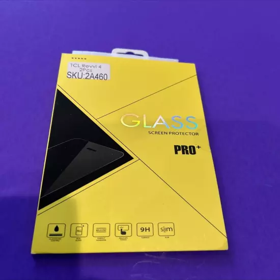 TCL Revvl 4 2 Pcs SKU 2A460 Glass Screen Protector Pro