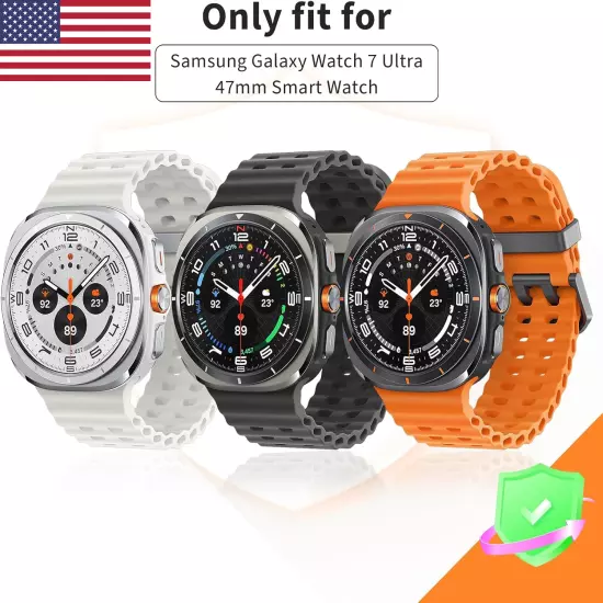 (4+4 Pack Screen Protector Case for Samsung Galaxy Watch 7 Ultra 47Mm, Hard PC