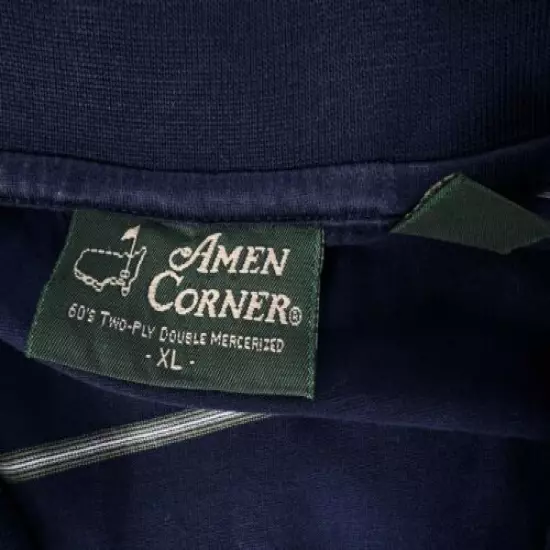 Amen Corner Masters Augusta National Navy Stripe Shirt XL