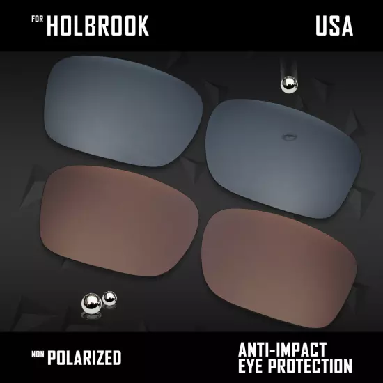 Anti Scratch Polarized Replacement Lenses for-Oakley Holbrook OO9102 Options