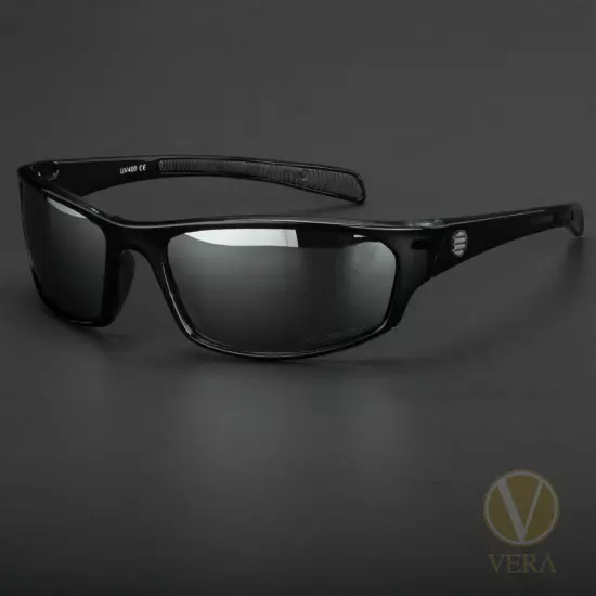 Polarized Mens Wrap Around Fashion Sunglasses Fishing Golf Running Sport Glasses