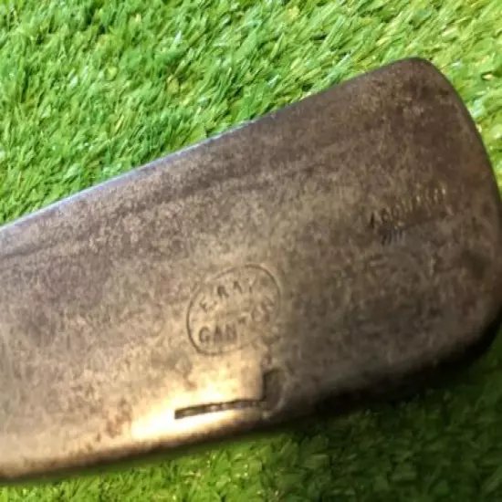 ANTIQUE VINTAGE Tom Stewart Smooth Face Offset Putter For E. Ray (Ted Ray)Ganton