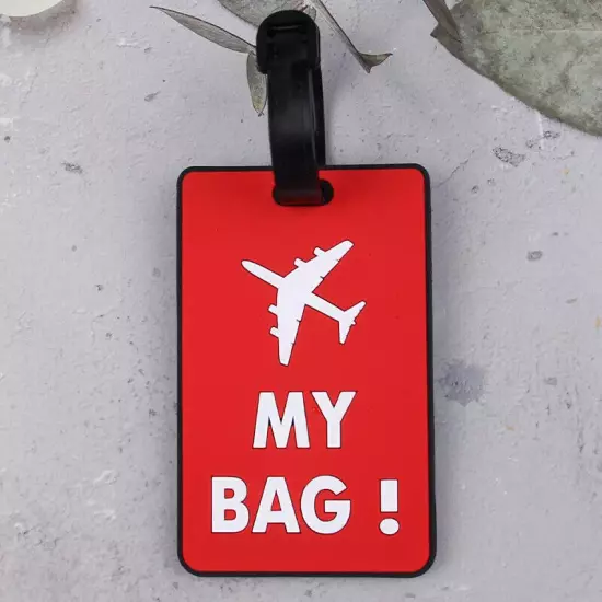 Travel Luggage Tag Creative Suitcase Silicone Portable Label Name Address ID Tag