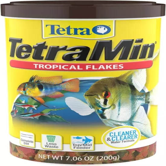 min Nutritionally Balanced Tropical Flake Food for Tropical Fish