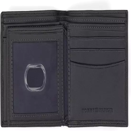 Tommy Hilfiger Men's Passcase Wallet with Removable ID Window