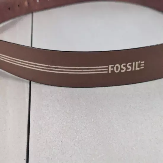 Fossil Genuine Brown Leather Men's Belt Sz 36 MB4239 222 132574