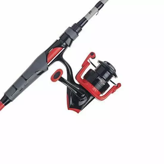 Abu Garcia Black Max & Max X Spinning Reel and Fishing Rod Combos Red 5 Reel ...