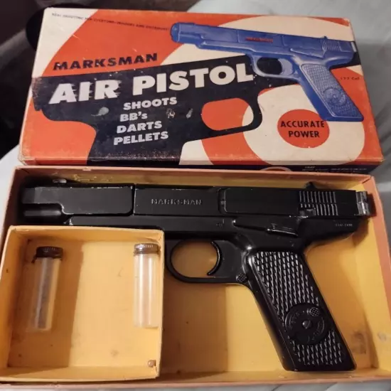 Original Morton H. Harris Marksman Air Pistol .177 BB And Pellet Gun For Parts