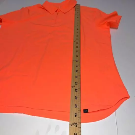 New Womens Nike Flex UV Golf Polo Shirt Large L Peach Color MSRP $85 CU9349-854