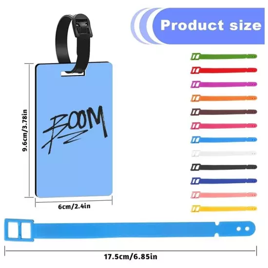 12 PCS Sublimation Blank Luggage Tags White Blank for P1A75340