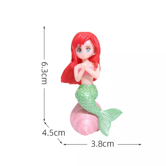 Aquarium Ornament Mermaid Resin Ornament Creative Cartoon Aquarium Decoration Sn