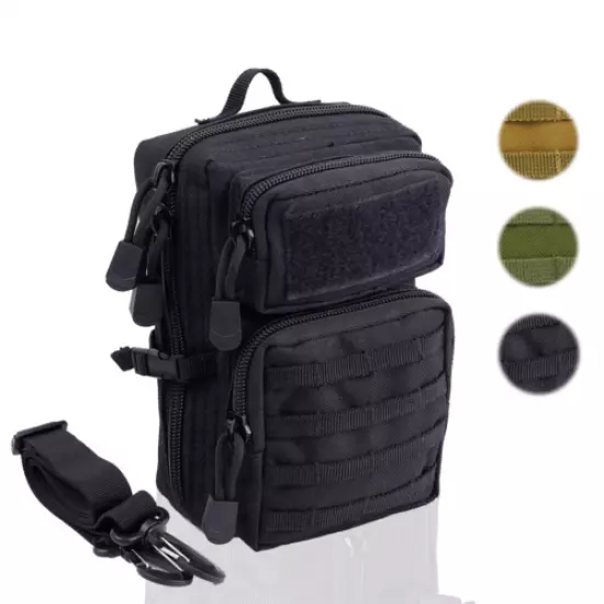 1000D Tactical Molle Pouch Bag Utility EDC Pouch Phone Bag Hunting Waist Pack