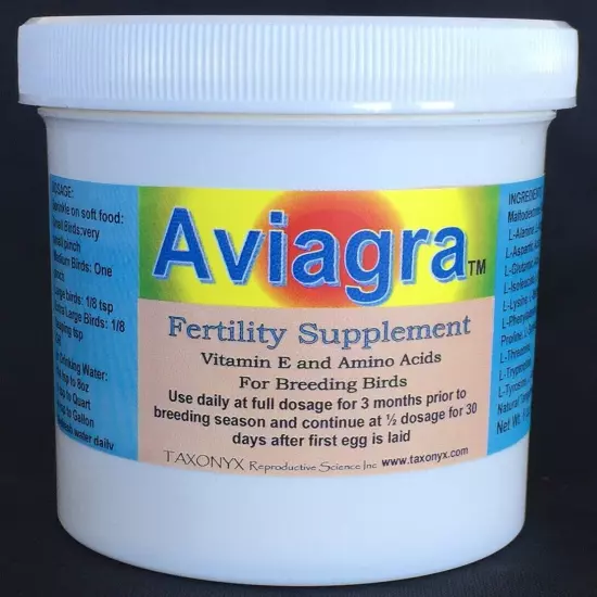 Aviagra Fertility Supplement for Birds - Compare to Avitech!