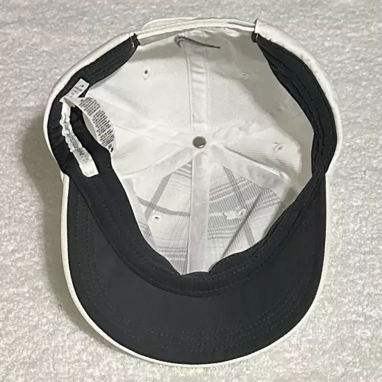 Nike Golf Womens Aerobill White & Gray Plaid Hat Cap. 517998-100 OSFM Nice!