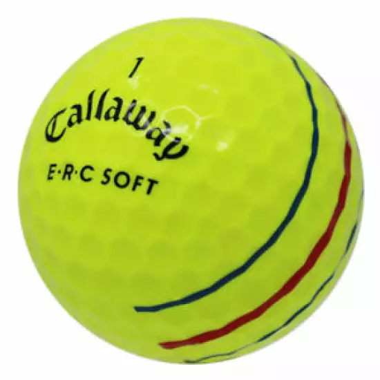 120 Callaway ERC Soft Yellow AAAA/Near Mint Recycled/Used Golf Balls 