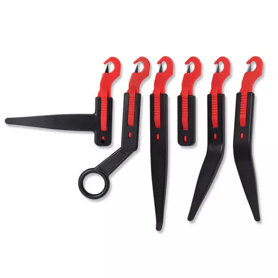 6 Pcs/lot Safety Car Film Slitter Knife W/ Different Handles Auto Vinyl Wrap Set