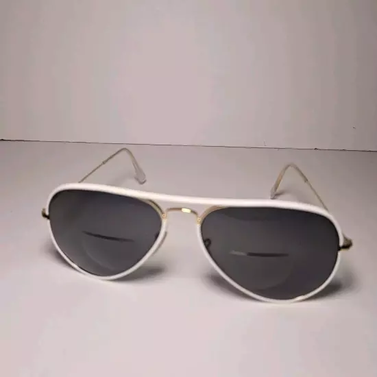 Ray-Ban Italy RB 3025-J-M AVIATOR 146/32 55-14 2N White Gold Sunglasses Frame