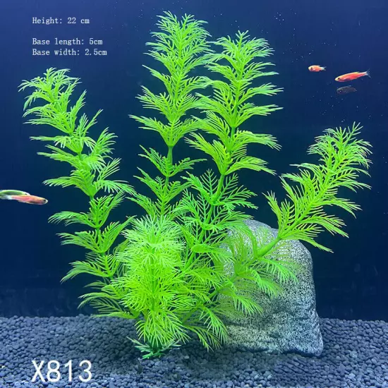 Plastic Fake Aquatic Plants Fish Tank Landscaping Aquariums Water Plants Decor,